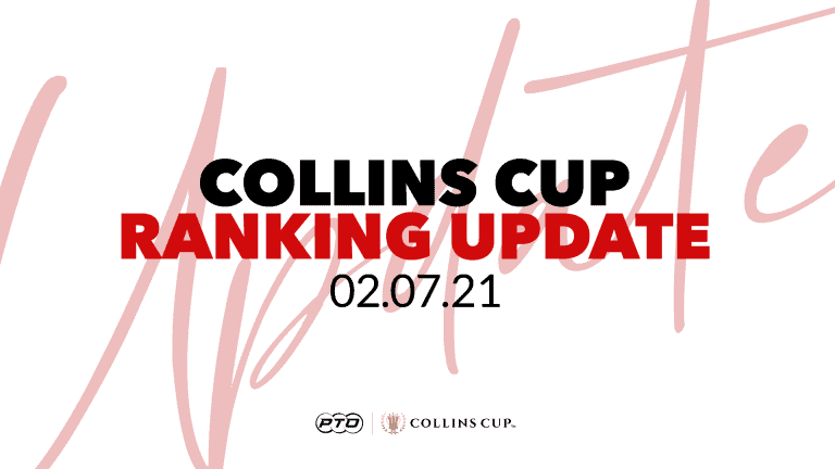 Collins Cup Ranking Update: 2nd July