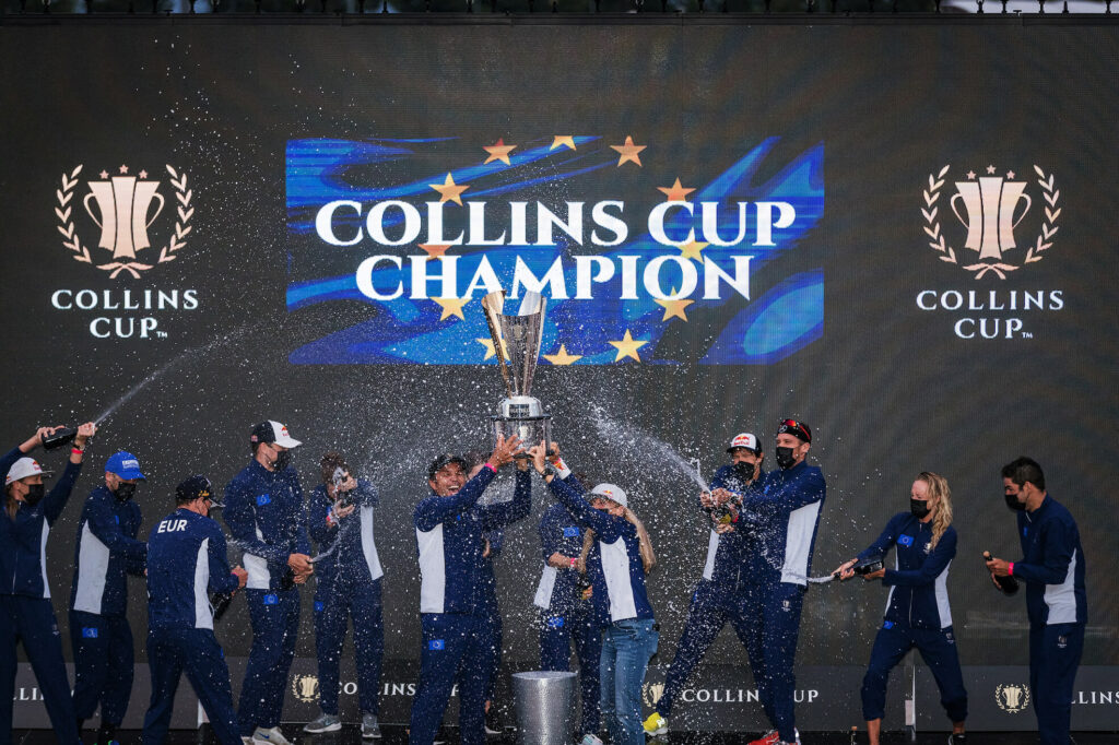 Collins-Cup 2021 - European Team celebrate their win in Bratislava
