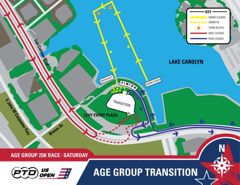 PTO US Open 25km Transition Map