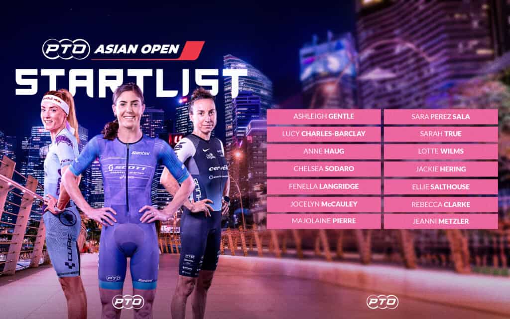 PTO announces start list for inaugural PTO Asian Open women’s race