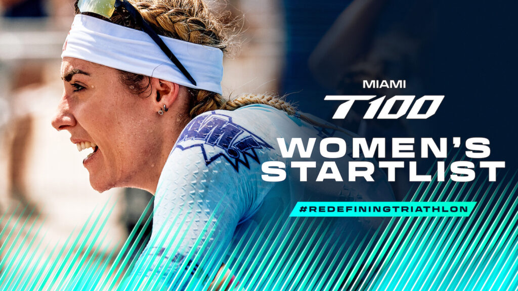 The Professional Triathletes Organisation (PTO) has announced a stellar start list for the women’s Miami T100